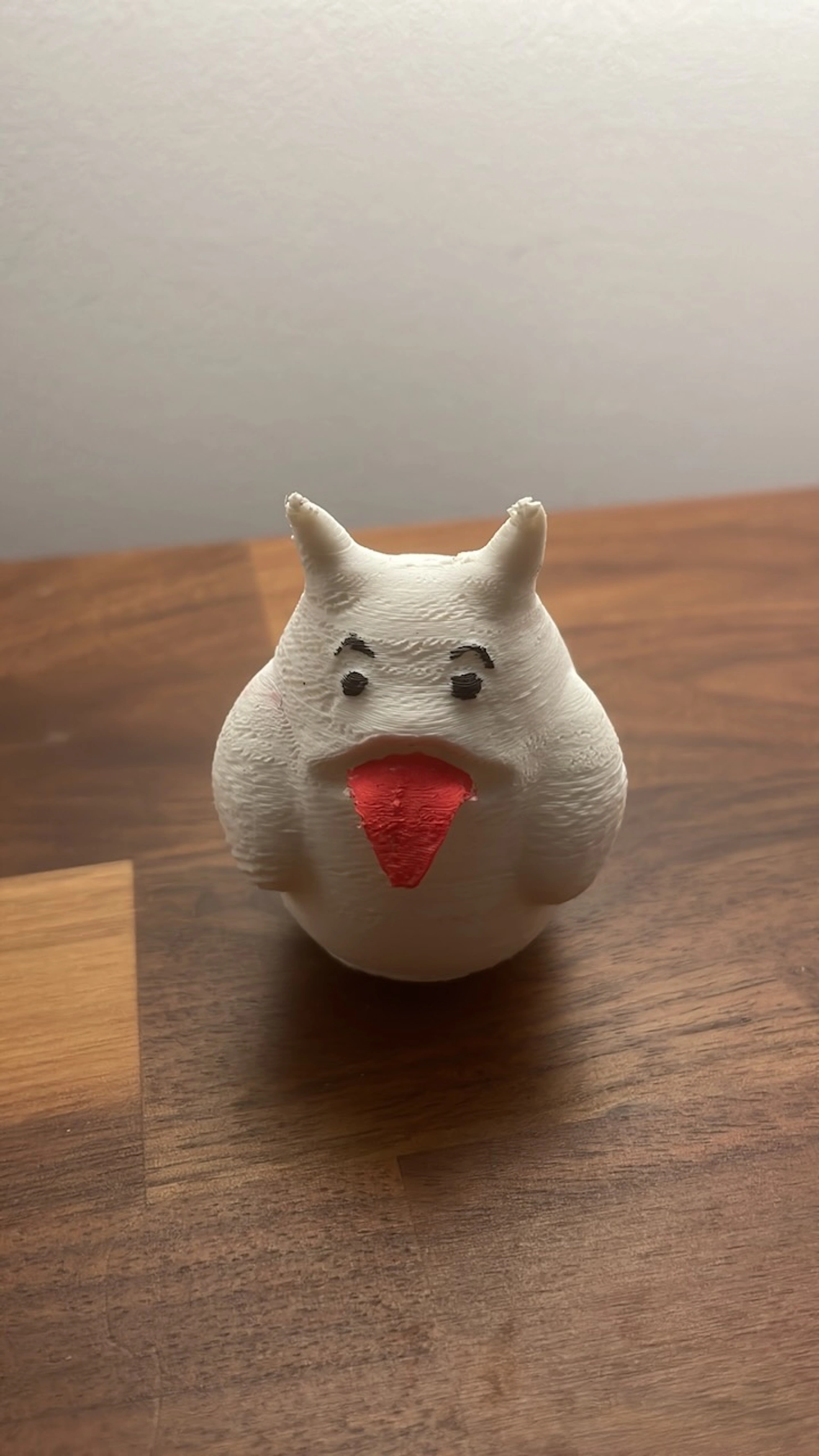 3D printed ghost figure front view