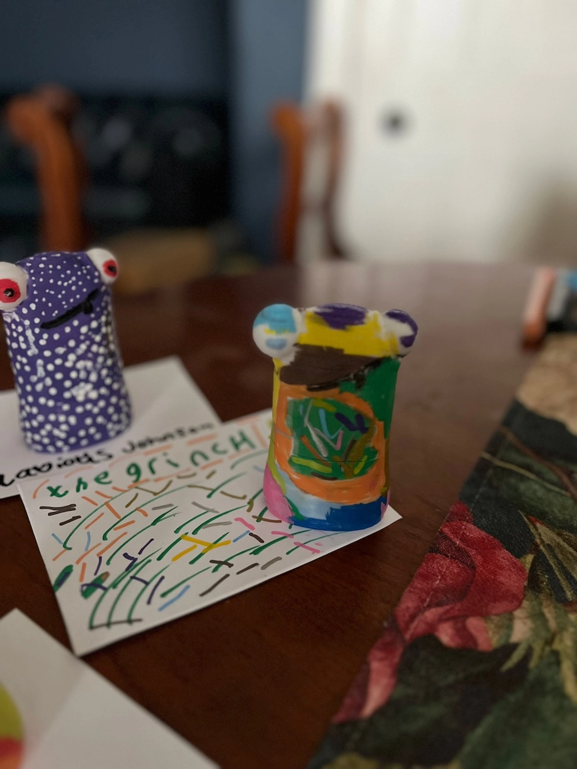 Multicoloured Clyde figure