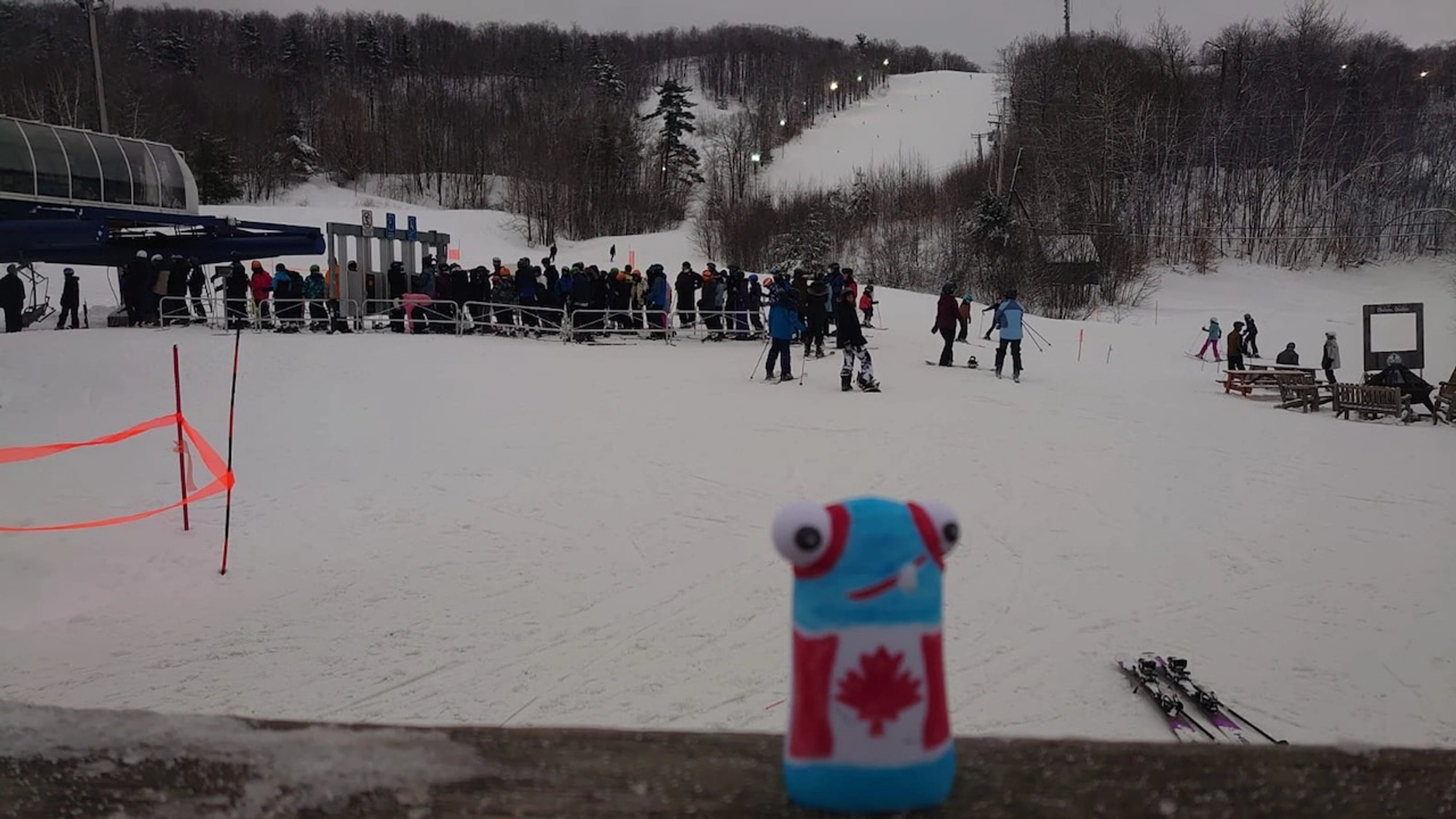 Clyde figure on skiing trip in Canada