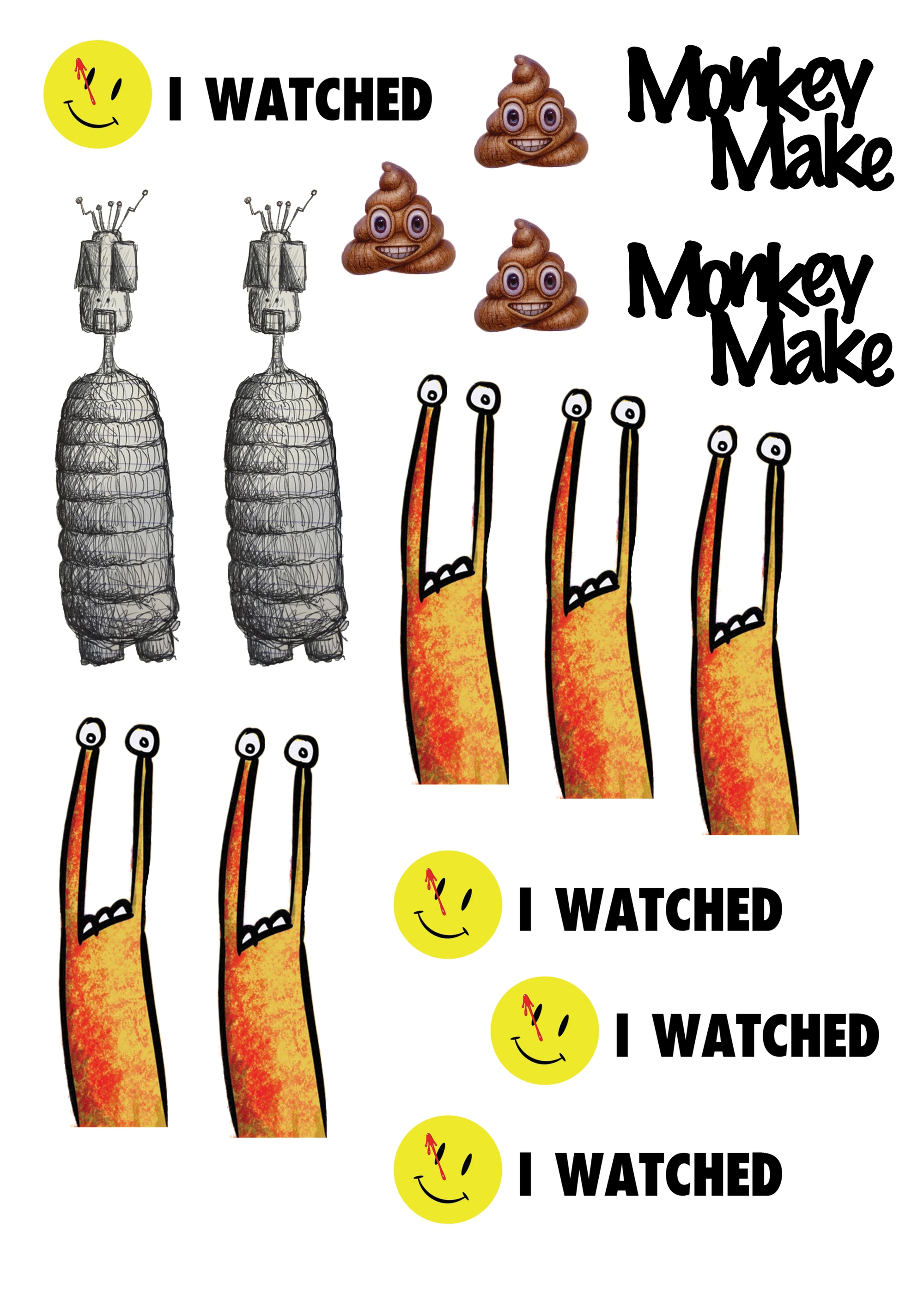 Additional Monkey Make sticker pack